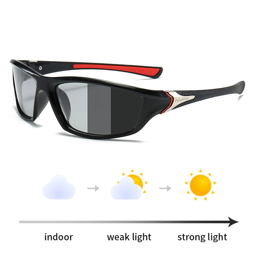 Fishing Sunglasses Polarized - Photochromic Polarized Sports Vintage Sunglasses Men