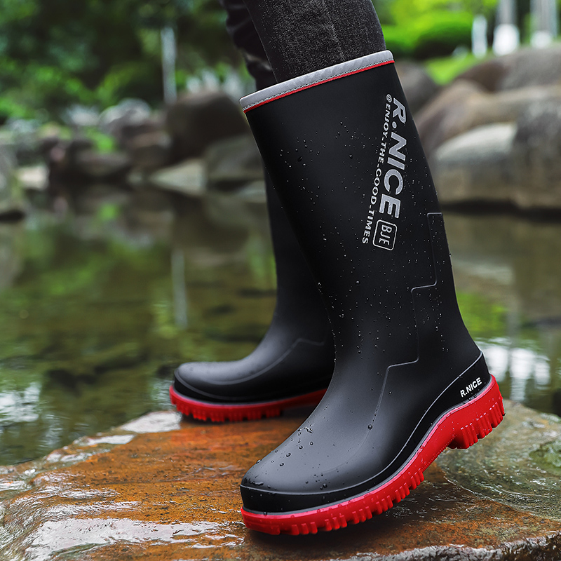 Men's outdoor rain shoes High‑ - Fishing Boots review and price