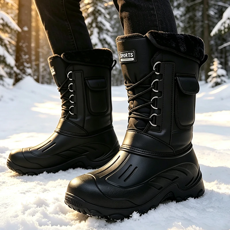 Men Winter Snow Boots Outdoor  - Fishing Boots review and price