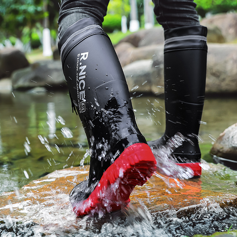 Men's Fashionable Outdoor Rain - Fishing Boots review and price