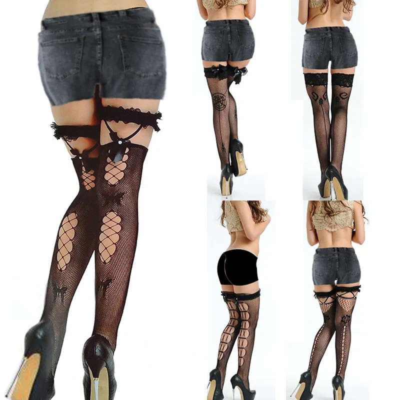 Hollow Out Lace Fish Net Stock - Fishing Socks review and price
