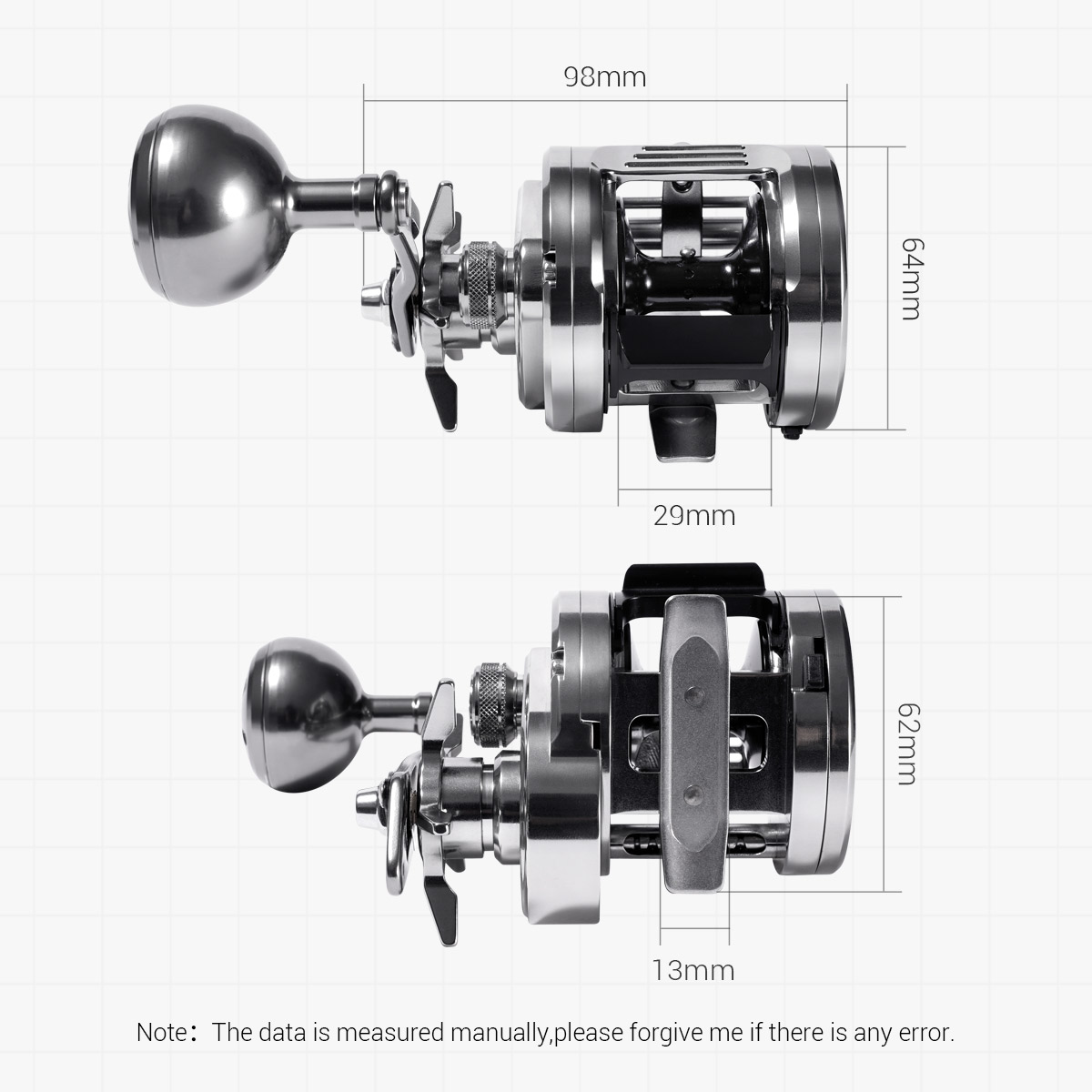 NOEBY Gainers Jigging Reel Met - Daiwa Reel Bg review and price
