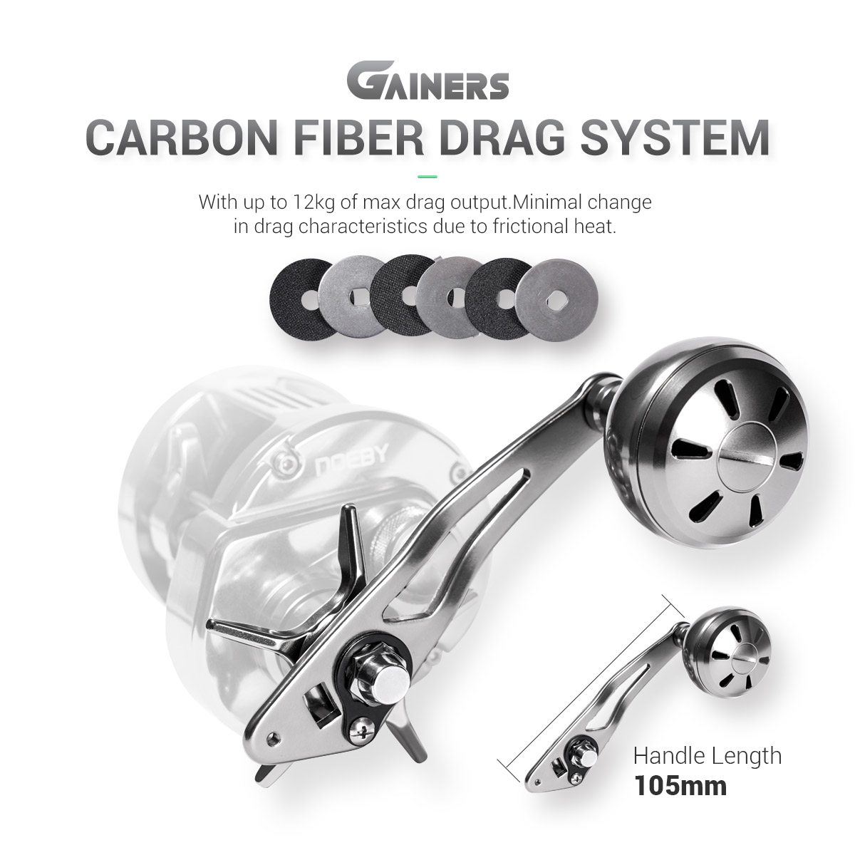 NOEBY Gainers Jigging Reel Met - Daiwa Reel Bg review and price